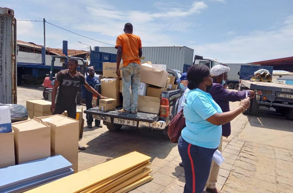 Llega el contenedor a Congo