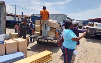 Llega el contenedor a Congo