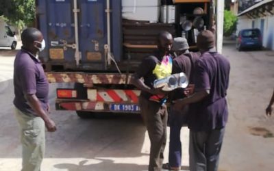 Llega el contenedor a Senegal