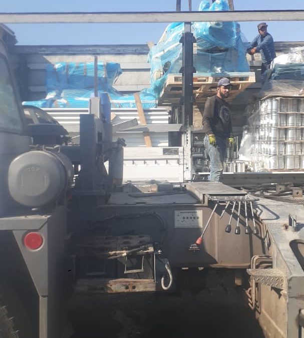 Llega el contenedor a seria