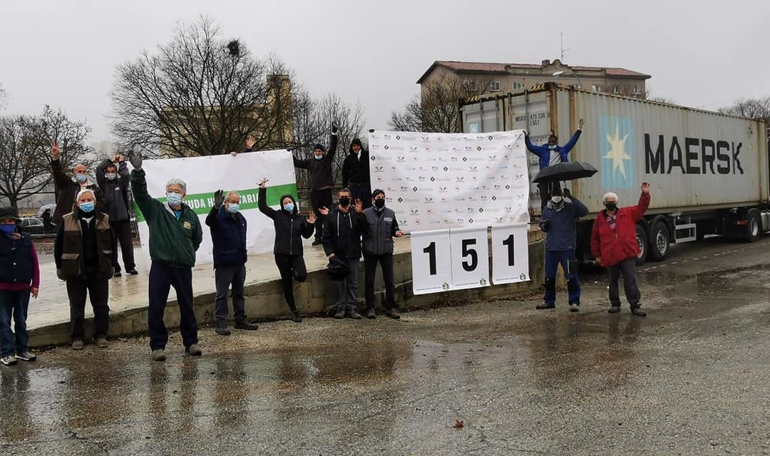 Envío de contenedor humanitario a Siria