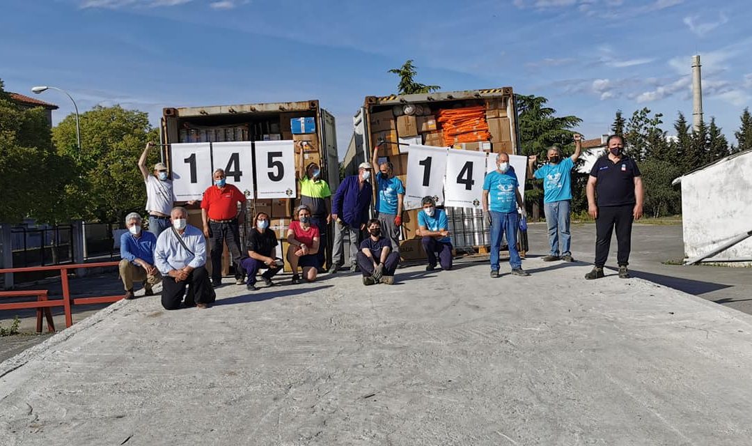 Envío de contenedor Humanitario a Siria