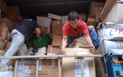 Llega el contenedor humanitario a Perú