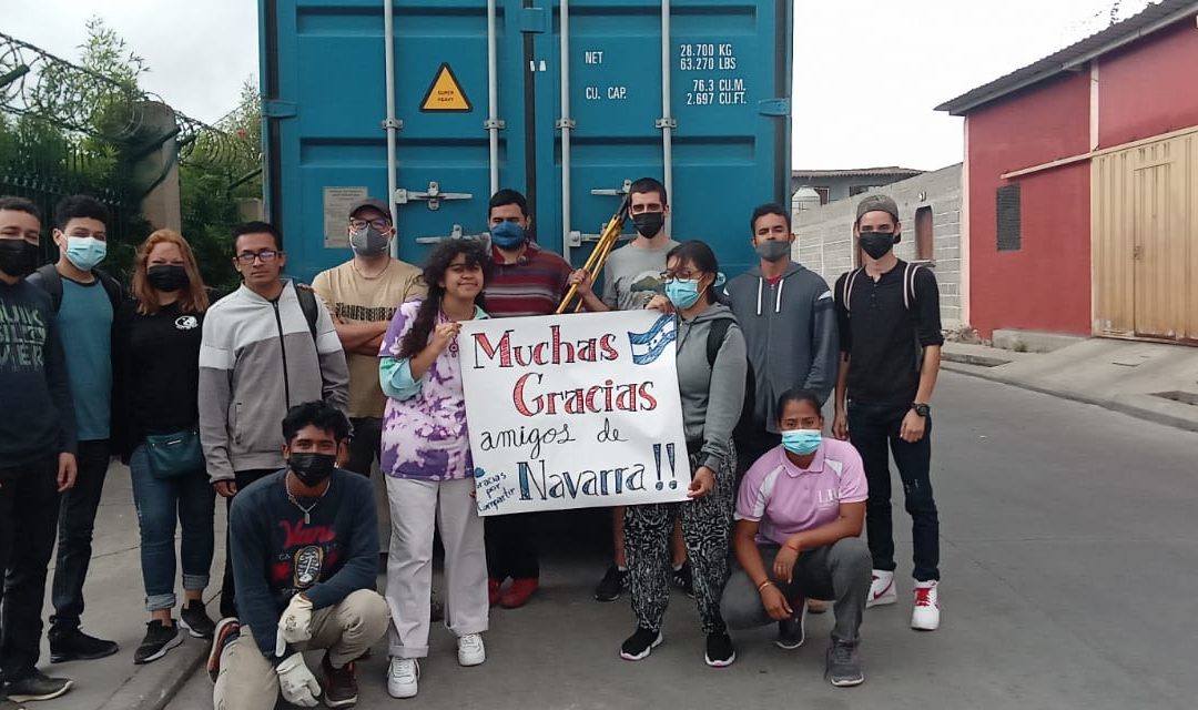 Llega el contenedor a Honduras