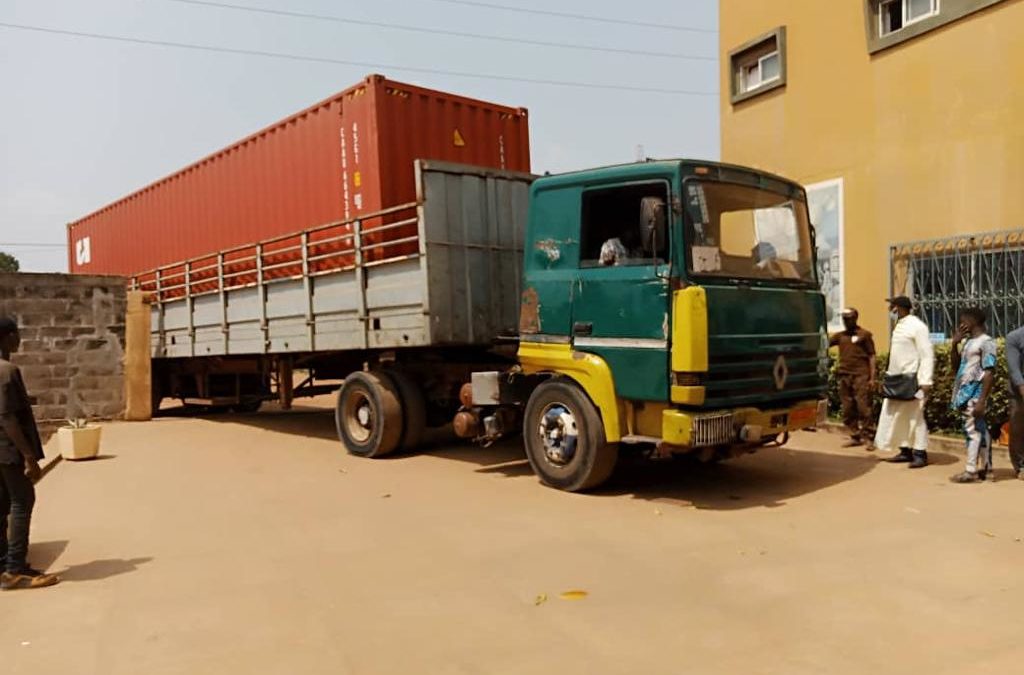 Llega el contenedor a Benin