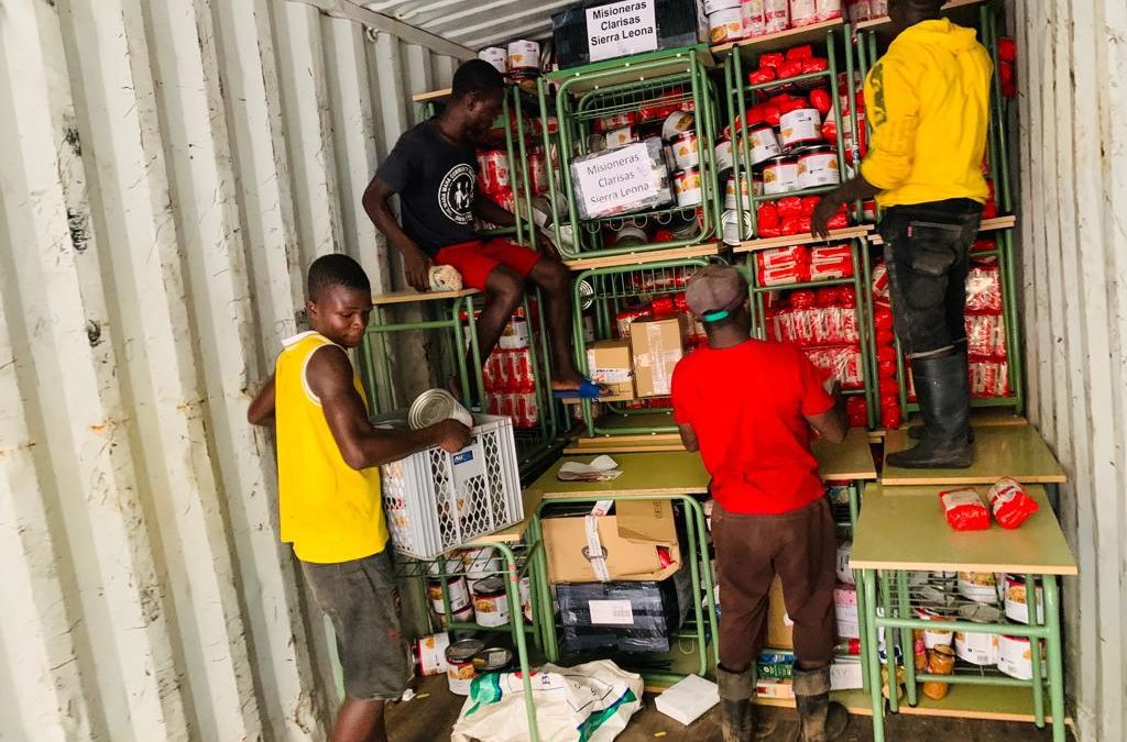 Llega el contenedor a Sierra Leona