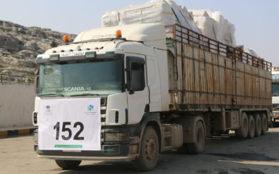 Llegada de contenedor a Siria