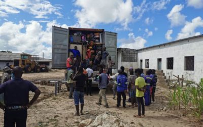 LLEGA CONTENEDOR A MOZAMBIQUE