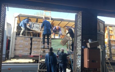 LLEGADA TRAILER A LEOPOLIS. UCRANIA