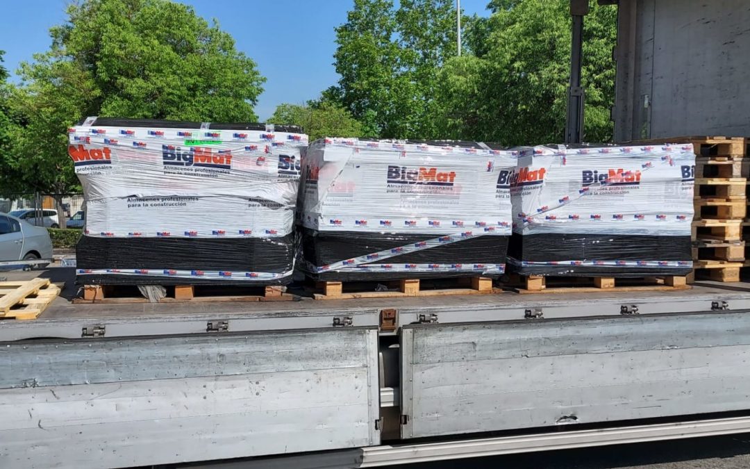 DONACIÓN BALDOSAS DE BIGMAT MENDITXURI