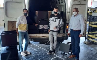 DONACIÓN MATERIAL INFORMÁTICO  AIN – K35