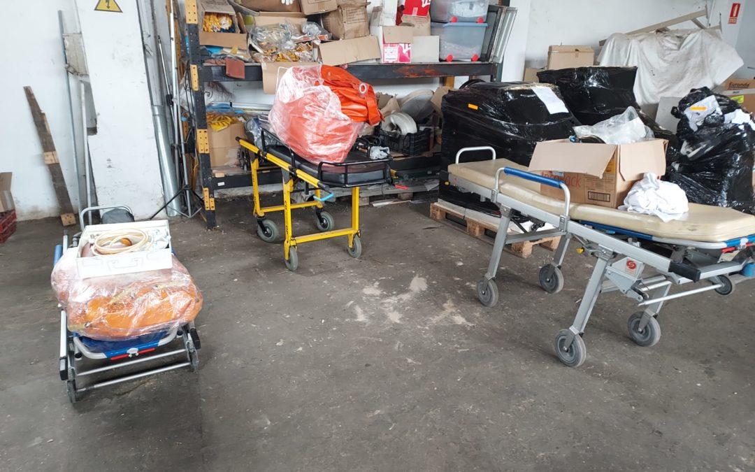 DONACIÓN MATERIALES SANITARIOS PLAZA DE TOROS DE PAMPLONA