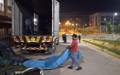 LLEGADA DE CONTENEDOR A PERÚ