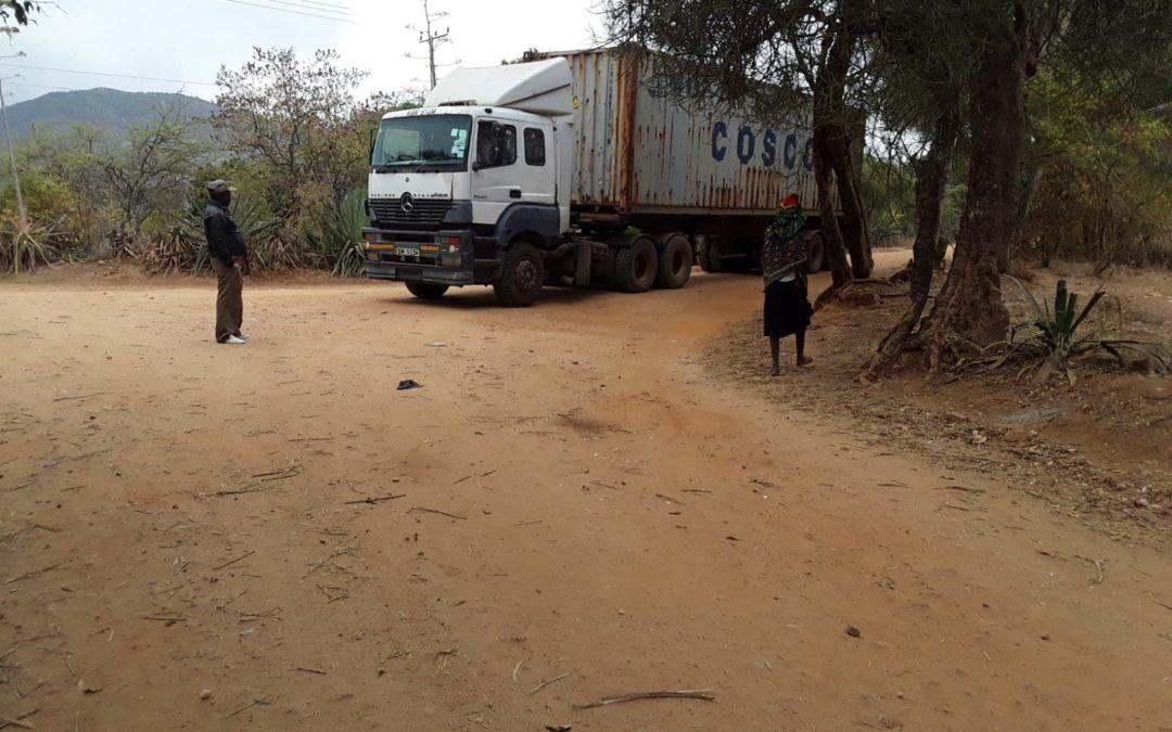 LLEGADA DEL CONTENEDOR A KENIA  (KIONWANY)