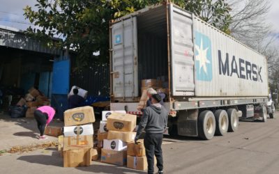 Llegada contenedor a Uruguay