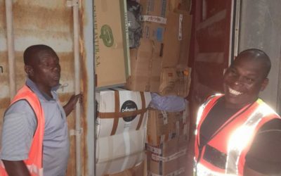 LLEGADA DE CONTENEDOR A MOZAMBIQUE