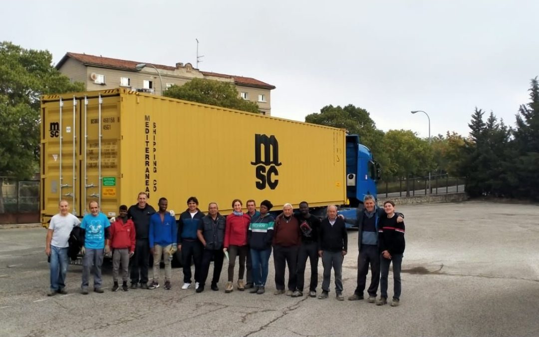 ENVÍO DE CONTENEDOR A PIURA,  PERÚ ( ONG UPASUNQU)  (1-10-2022)