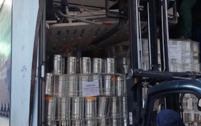 LLEGADA CONTENEDOR A LEÓPOLIS (UCRANIA)  Asociación AMAP (22-10-2022)