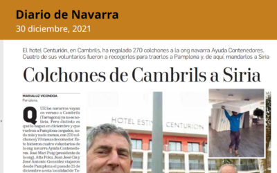Colchones de Cambrils a Siria   Diciembre 2021