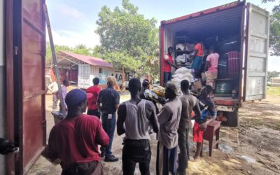 LLEGADA DE CONTENEDOR A SIERRA LEONA (FAMBUL DON BOSCO) (4-10-2022)