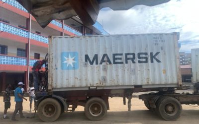 LLEGADA DE CONTENEDOR A LIBERIA (9-10-2022)