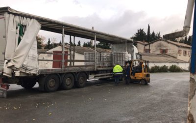 DONACIÓN DE DOS CAMIONES DE COMIDA DEL GRUPO IAN  (25-11-2022)