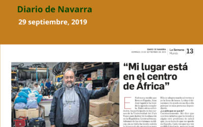 Mi lugar está en el centro de África