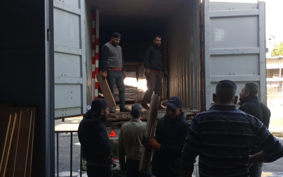 LLEGADA DEL CONTENEDOR A LÍBANO (BEIRUT)  (1-12-2022)