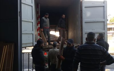 LLEGADA DEL CONTENEDOR A LÍBANO (BEIRUT)  (1-12-2022)