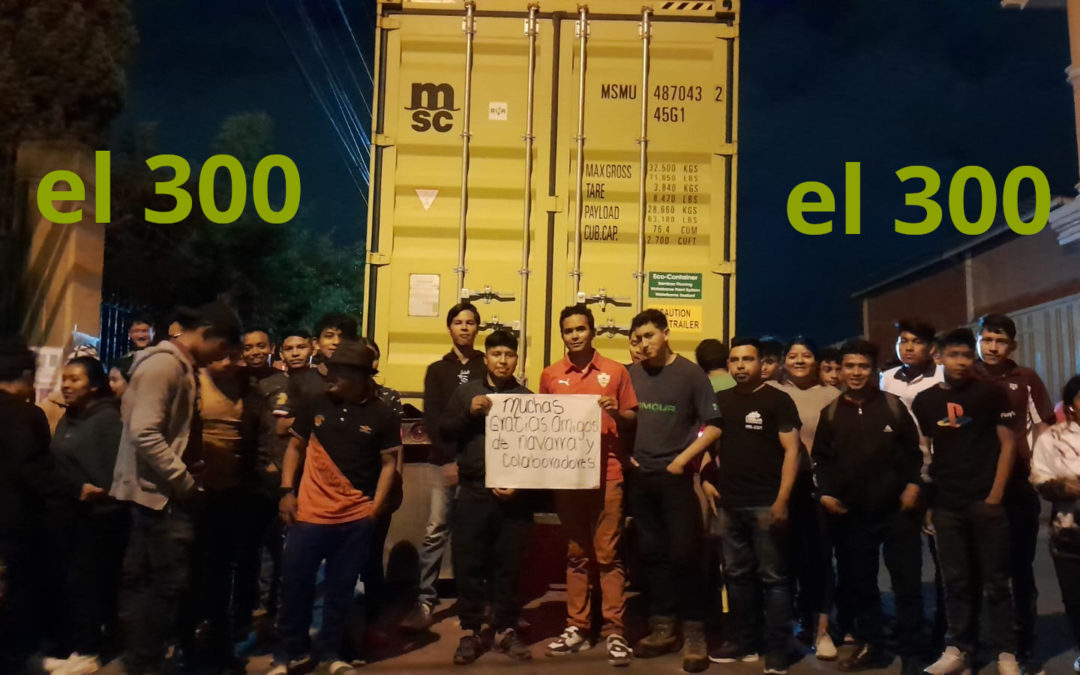 LLEGADA DEL CONTENEDOR 300 A HONDURAS (ONG ACOES) (28-01-2024)