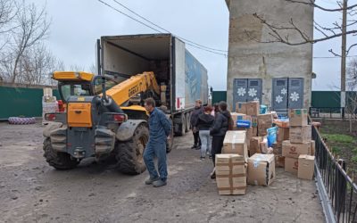 LLEGADA DE CAMIÓN TRÁILER A UCRANIA (ODESSA) (16-03-2024)