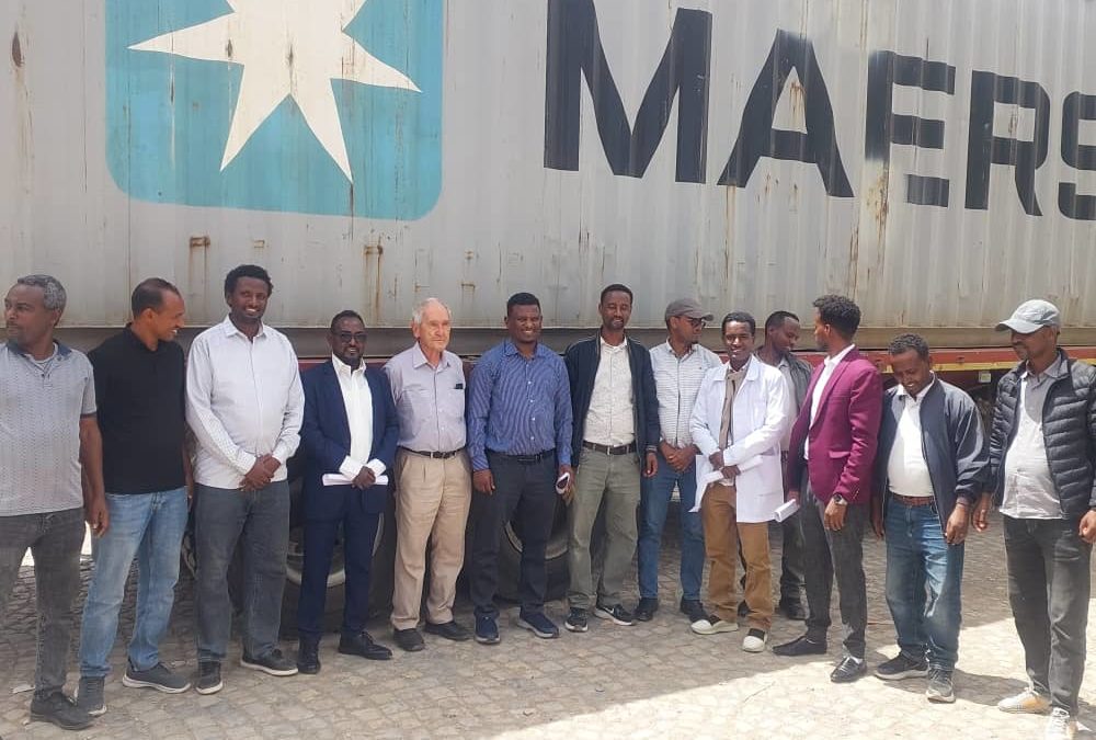 LLEGADA DE CONTENEDOR A WUKRO-TIGRAY (ETIOPÍA) (26-03-2024)