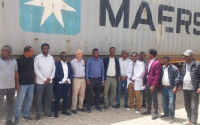 LLEGADA DE CONTENEDOR A WUKRO-TIGRAY (ETIOPÍA) (26-03-2024)