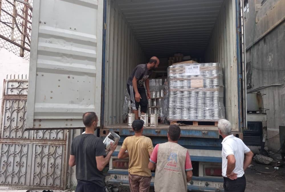 LLEGADA DE UN CONTENEDOR A SIRIA (LATTAKIA) (25-04-2024)