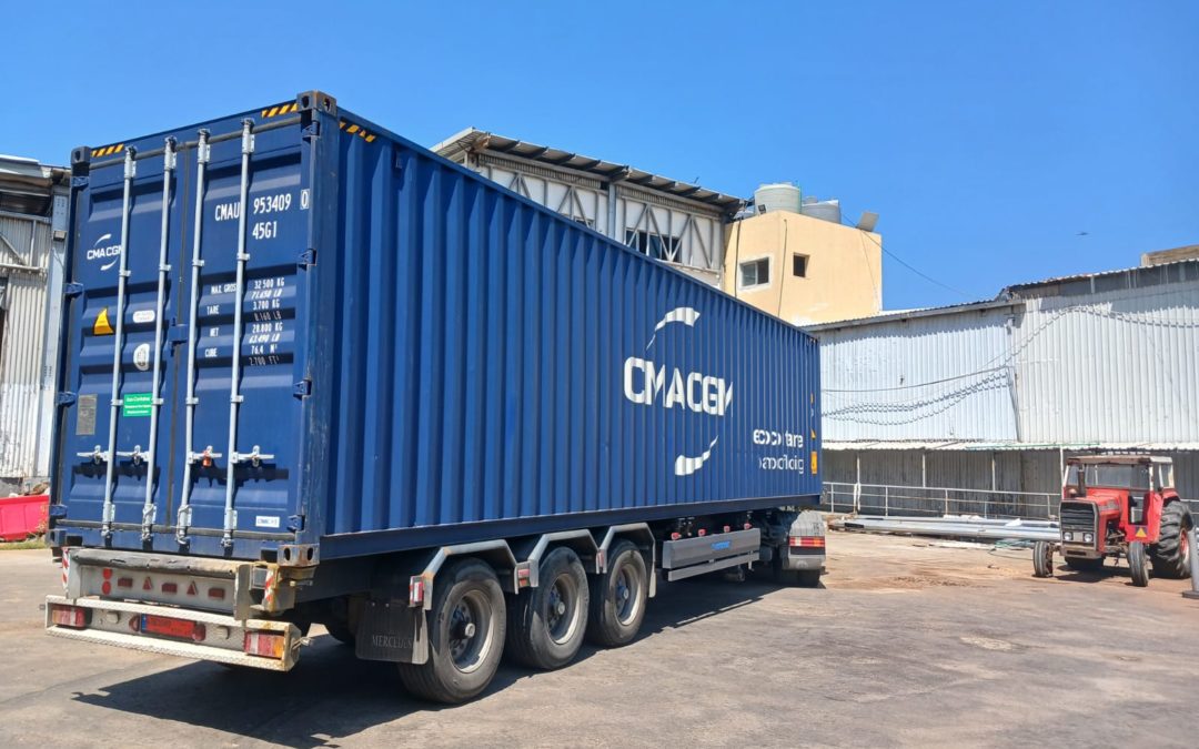 LLEGADA DE CONTENEDOR A LÍBANO (BEIRUT) (17-04-2024)