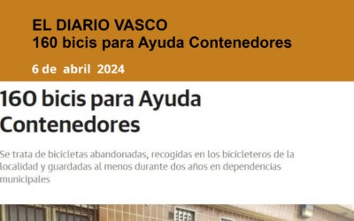 160 BICICLETAS PARA AYUDA CONTENEDORES  (06-04-2024)