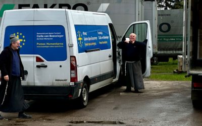 LLEGADA DE CAMIÓN TRÁILER A UCRANIA (DONETSK) (26-04-2024)