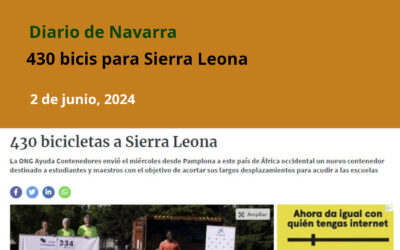 430 bicicletas a SIERRA LEONA (02-06-2024)