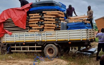 LLEGADA DE ENVÍO DE CAMAS A GHANA  (30-06-2024)