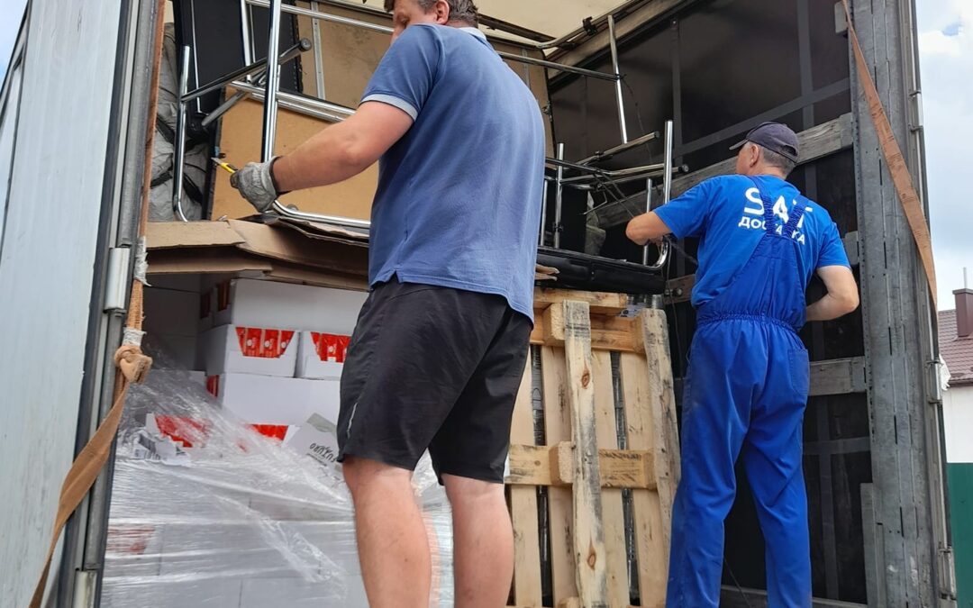 LLEGADA DE CAMIÓN TRÁILER A UCRANIA (LVIV) (04-07-2024)