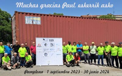 GRACIAS POR TU VOLUNTARIADO PAUL Sept 2023-Junio 2024/ THANK YOU FOR YOUR VOLUNTEERING PAUL  Sept 2023-June 2024