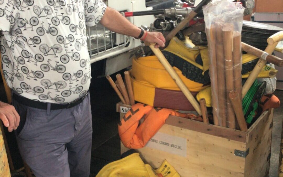 DONACIÓN DE MATERIAL DE BOMBEROS (08-07-2024)