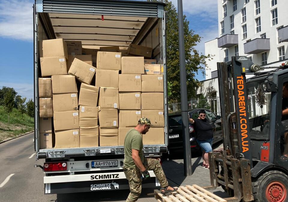 LLEGADA DE TRÁILER A UCRANIA. REDENTORISTAS (NOVOYAVORIVSK) (30-07-2024)