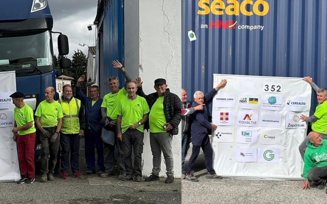 ENVÍO DE  DOS CONTENEDORES AL LÍBANO  (09-10-2024)