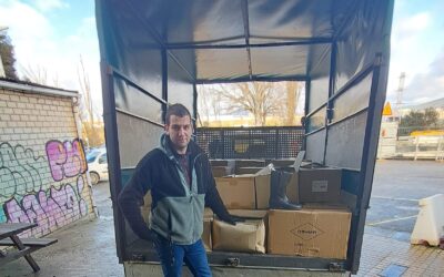 DONACIÓN de BOTAS DE AGUA DESDE BARAÑAIN (20-12-2024)