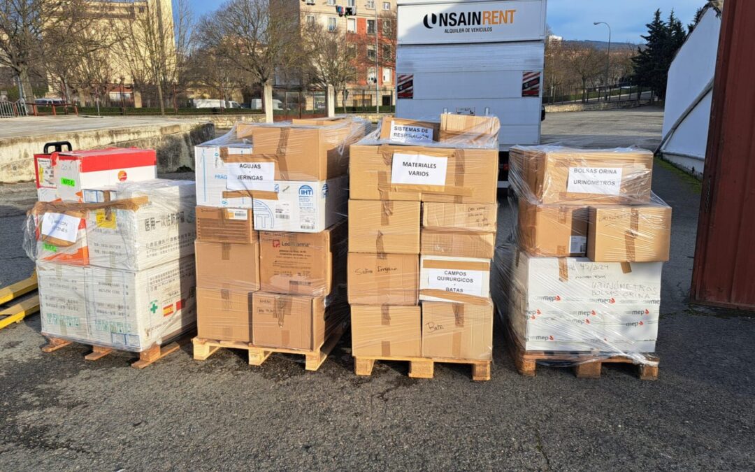 DONACIÓN DE MATERIALES DEL SERVICIO NAVARRO DE SALUD Osasunbidea (17-12-2024)