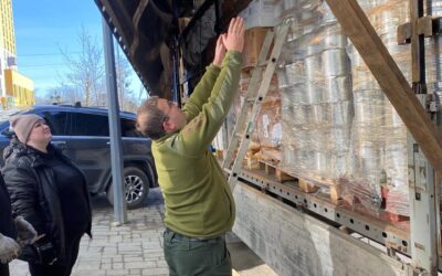 LLEGADA DE TRÁILER A UCRANIA. REDENTORISTAS (NOVOYAVORIVSK) (25-01-2025)