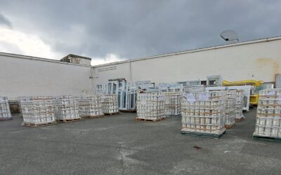 DONACIÓN DE CONSERVAS del GRUPO ALIMENTARIO IAN. CARRETILLA (11-02-2025)