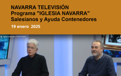 NAVARRA TELEVISIÓN. SALESIANOS Y AYUDA CONTENEDORES (19-01-2025)