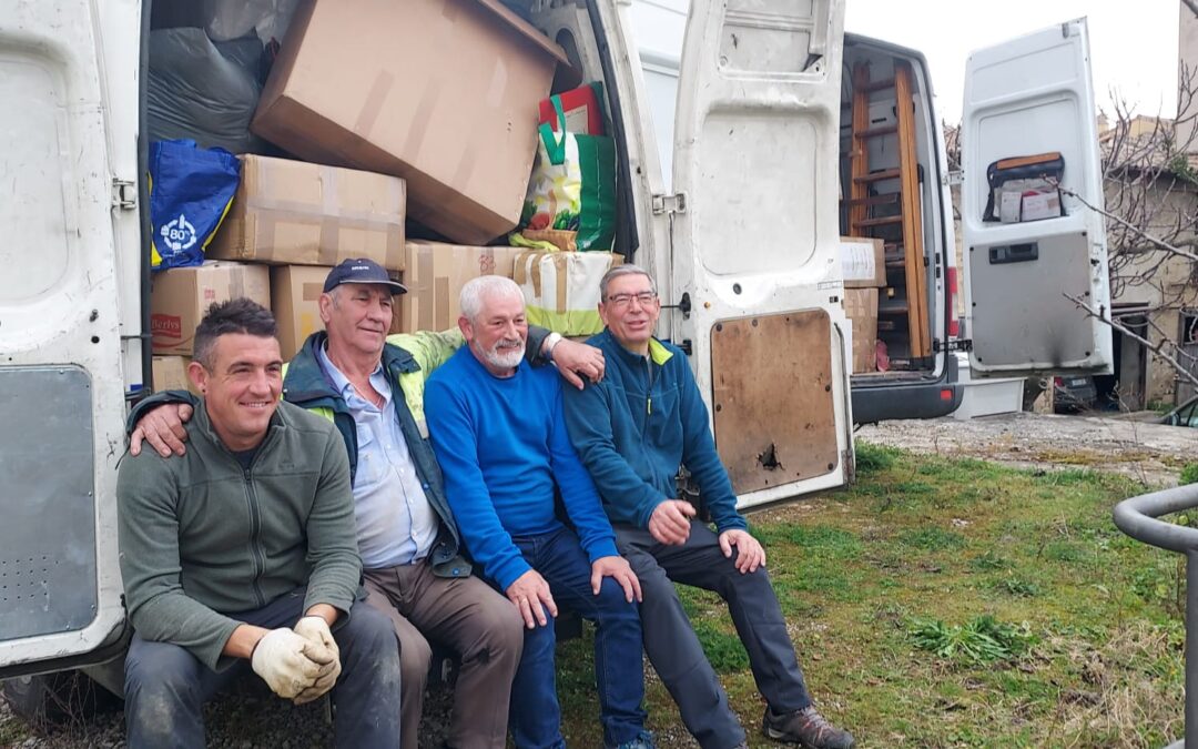 DONACIÓN DEL GRUPO DE APOYO A AYUDA CONTENEDORES DE SANGÜESA (06-03-2025)